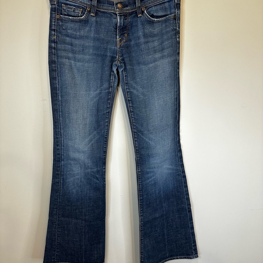 Citizens Of Humanity Low Waist Flare Jeans Size 29 COH Womens Y2K Made in USA